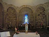 La Chapelle-sous-Dun - Chapelle romane - Interieur